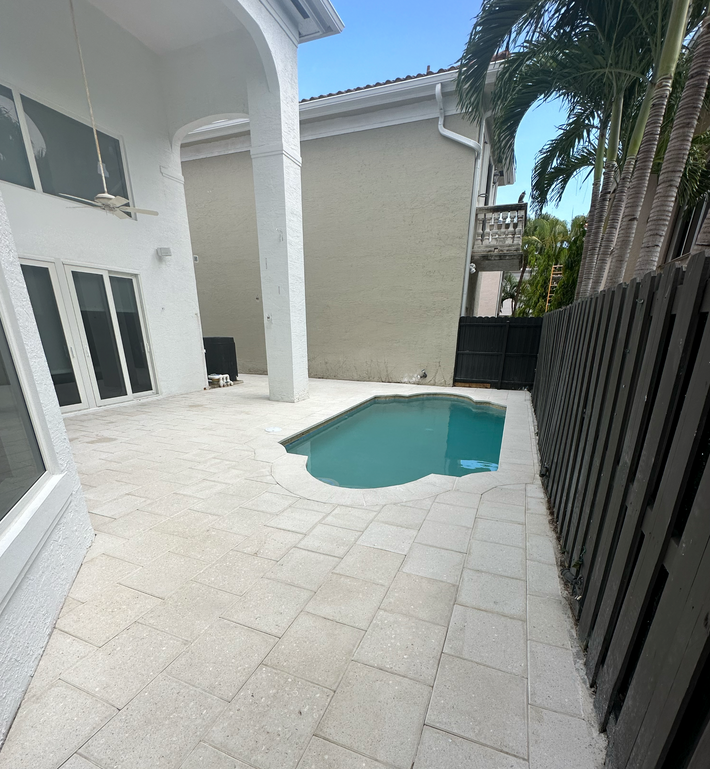  Decorative brick paver deck installed for long-lasting outdoor style in Florida